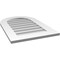 Ekena Millwork Round Top Surface Mount PVC Gable Vent: Non-Functional, w/ 3-1/2"W x 1"P Standard Frame, 20"W x 30"H GVPRT20X3001SN - alternate 3